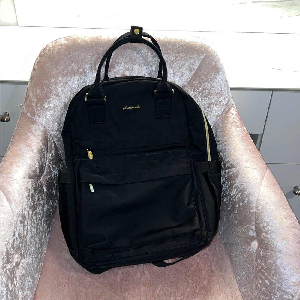 LOVEVOOK Black & Gold Travel Backpack 🖤 - Picture 9 of 9